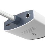 Baseus Lite Series HDMI til VGA adapter med lyd (hvid)