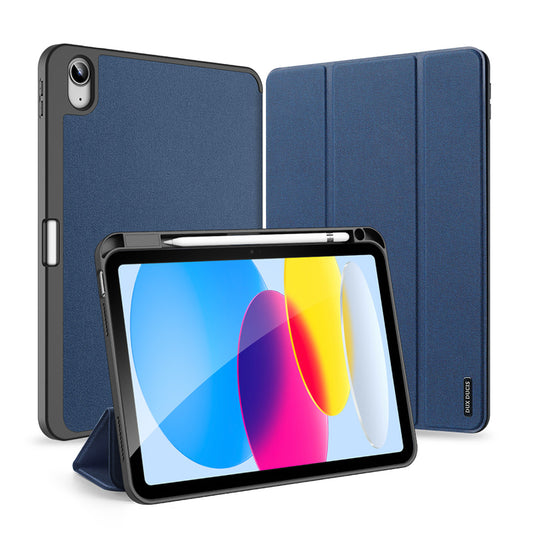 Dux Ducis Domo case iPad 10.9'' 2022 (10 gen.) smart cover blå