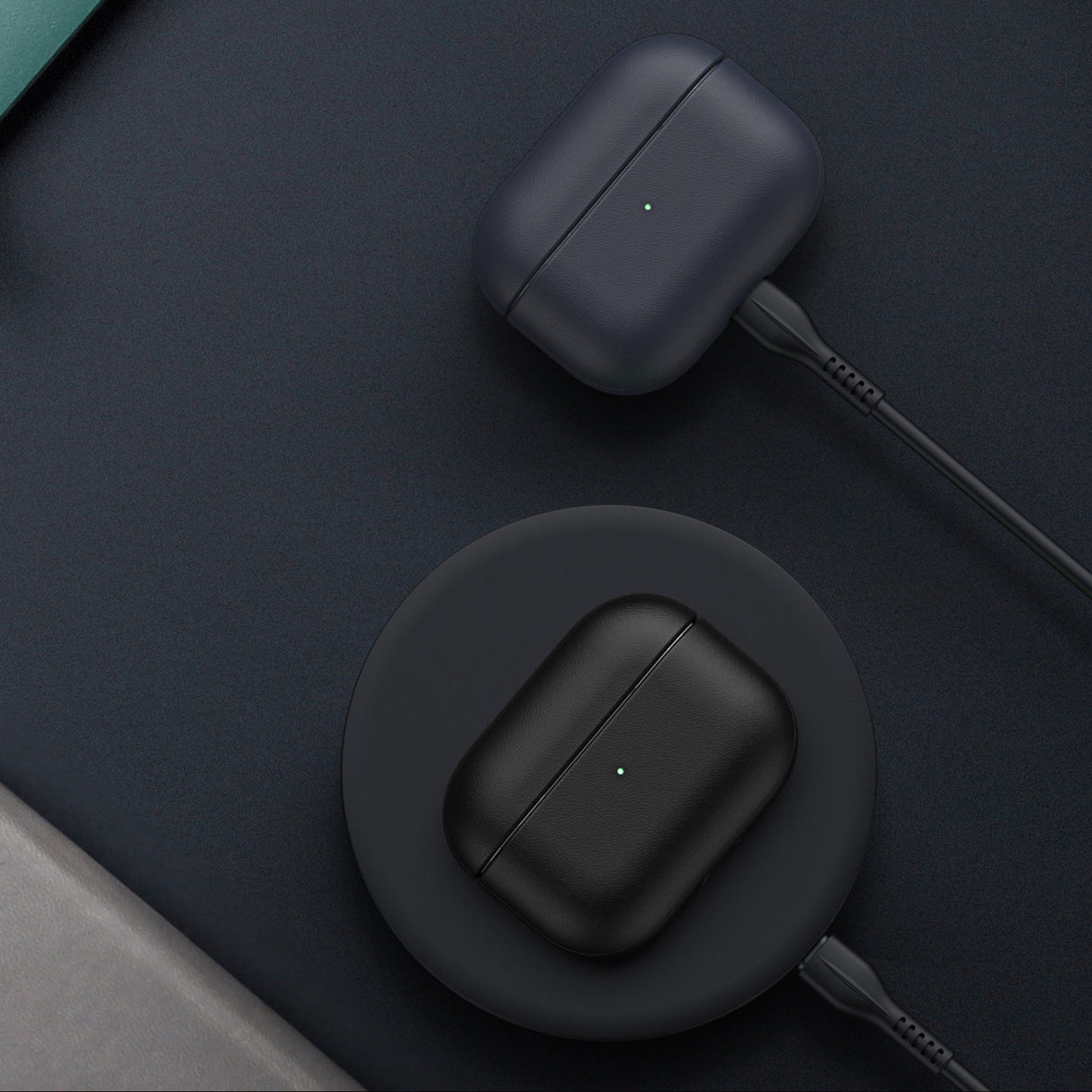 Dux Ducis Plen etui til AirPods Pro 2 / AirPods Pro 1 hovedtelefonetui blåt