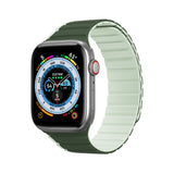 Magnetisk Apple Watch Ultra, SE, 8, 7, 6, 5, 4, 3, 2, 1 (49, 45, 44, 42 mm) Dux Ducis-rem (LD-version) - Grøn