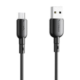 USB til Micro USB-kabel VFAN X11, 3A, 1m (sort)