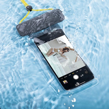 Baseus universal vandtæt telefoncover (maks. 7,2'') til swimmingpool IPX8 hvid (ACFSD-D02)