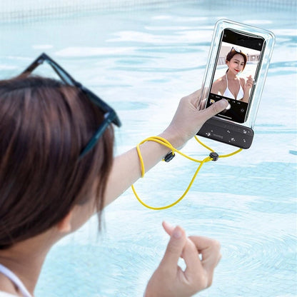 Baseus universal vandtæt telefoncover (maks. 7,2'') til swimmingpool IPX8 hvid (ACFSD-D02)