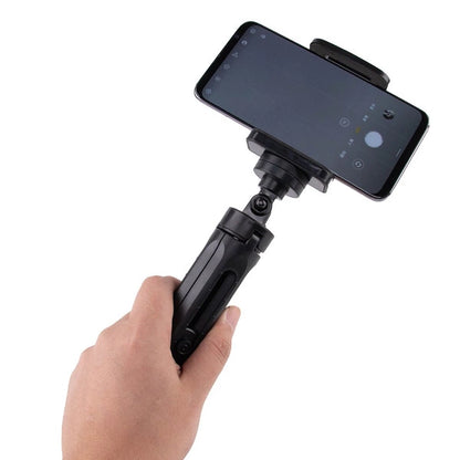 Mini tripod med telefonholder mount selfie stick kamera GoPro holder sort