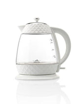 Eta Crystal elkedel 1,7 L 2200 W Transparent, Hvid