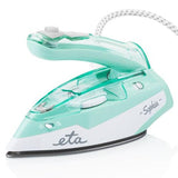 Eta Sophia Steam iron Ceramic soleplate 1100 W Turquoise, White
