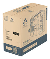 Arctic Xtender Case Black Tårn Udvidet ATX Ingen strømforsyning Glass Sort