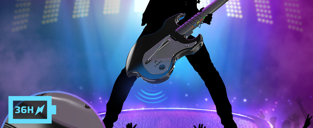 PDP Riffmaster Sort, Grå Guitar Analog/digital PC, PlayStation 4, PlayStation 5
