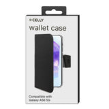 Celly WALLY mobiltelefon etui 17 cm (6.7") Tegnebogsetui Sort
