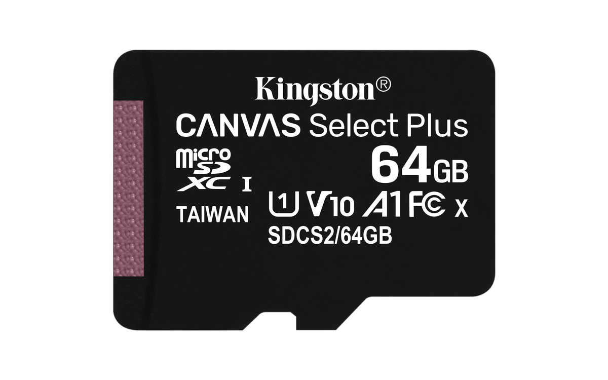 Kingston Canvas Select Plus microSDXC 64GB 100MB/s