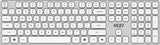 MSI FORGE K210 W COMBO WHITE US tastatur Mus inkluderet Hjemme/kontor USB QWERTY US engelsk Hvid