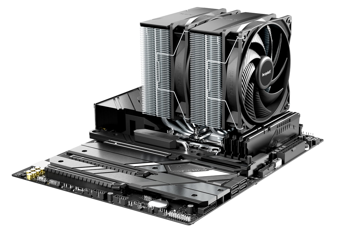 be quiet! Pure Rock Pro 3 Processor-køler Intel/AMD 1-pack Sølv 120 mm