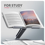 Axagon STND-LQ laptop stativ Stander til laptop og tablet Grå 43,9 cm (17.3")