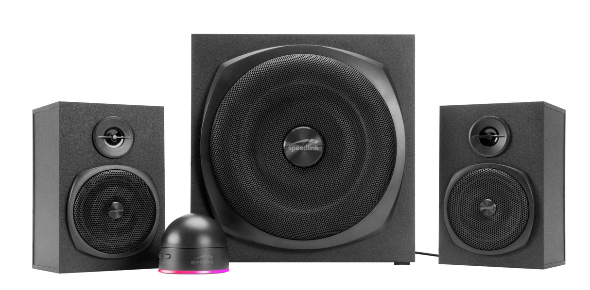 SPEEDLINK GRAVITY LT 2.1 højttalersæt 40 W Universel Sort 2.1 kanaler