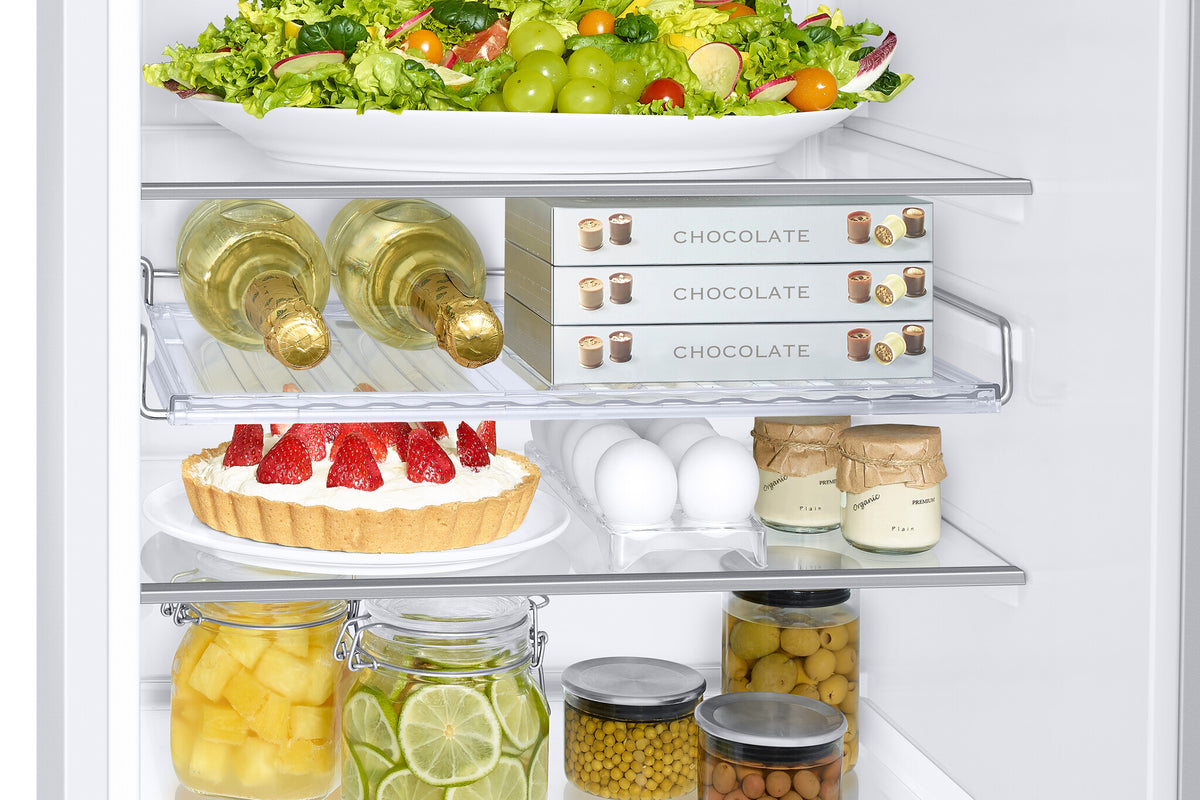 Samsung RB34C675EWW Fritstående 344 L Hvid