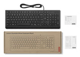 Lenovo 4Y41R64633 tastatur Hjemme/kontor USB US engelsk Sort