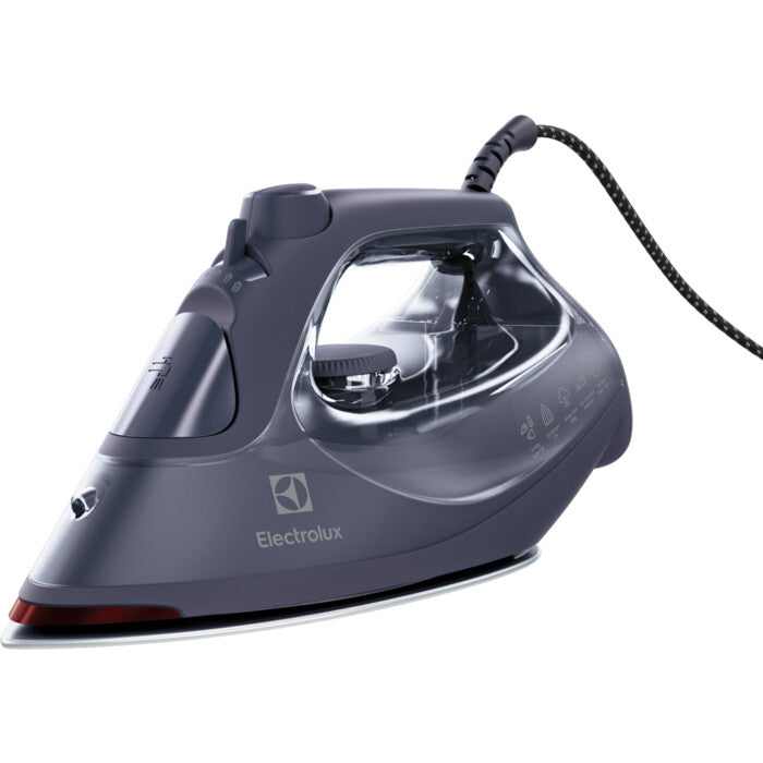 Electrolux E6SI1-4MN Tør & dampstrygejern Glissium strygesål 2500 W Marineblå
