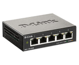 D-Link DGS-1100-05V2/E netværksswitch Administreret L2 Gigabit Ethernet (10/100/1000) Sort