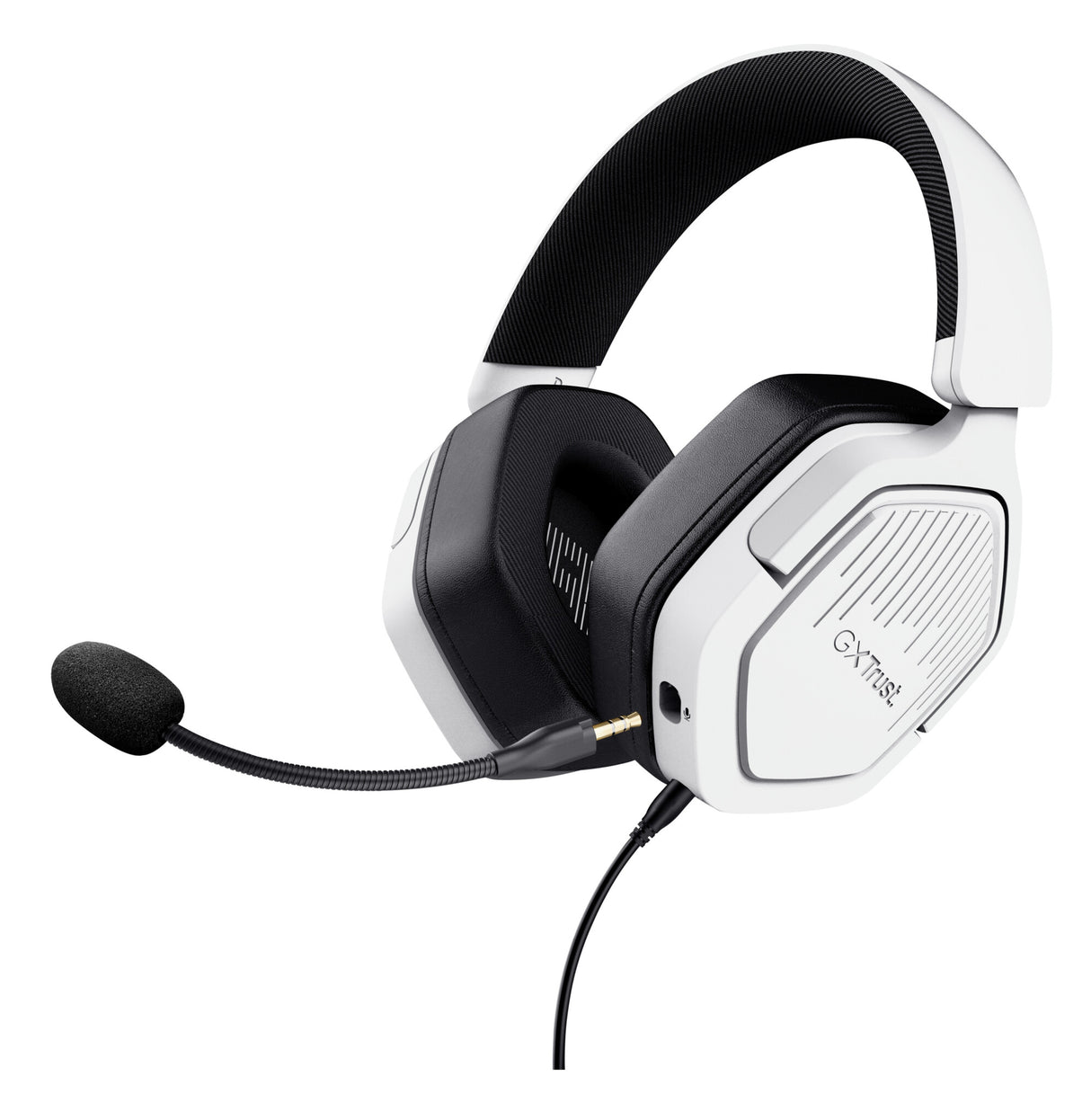 Trust GXT492W Carus Headset Ledningsført Spil Hvid
