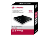 Transcend TS8XDVDS-K optisk diskdrev DVD±R/RW Sort