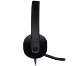 Logitech 981-000480 hovedtelefoner/headset Ledningsført Kontor/Callcenter USB Type-A Sort
