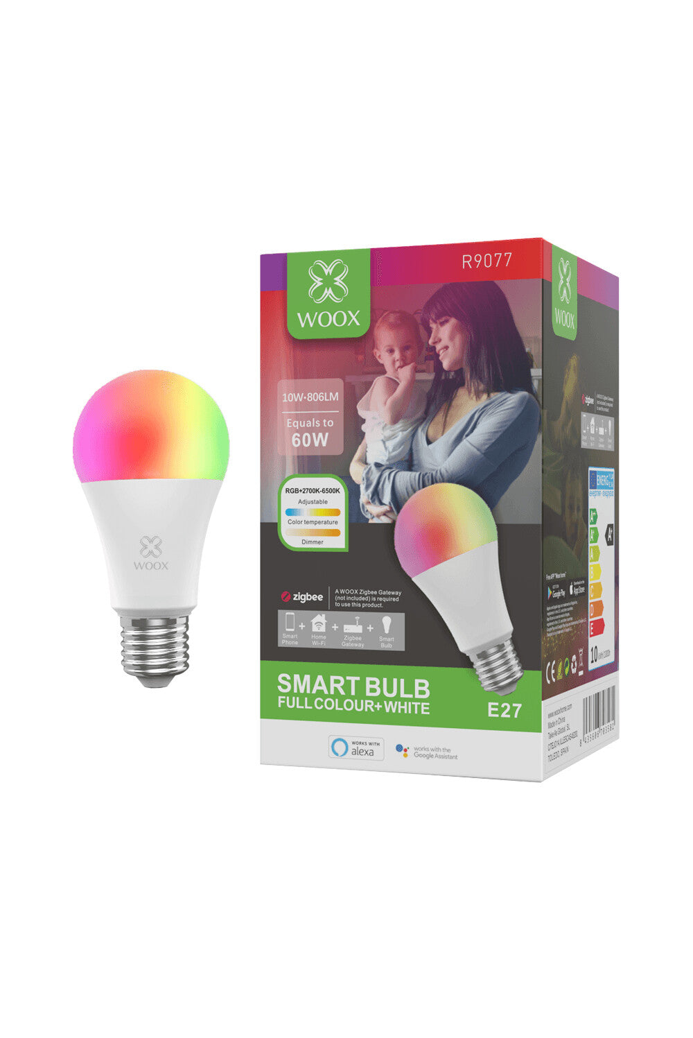 WOOX R9077 intelligent belysning Smart pære ZigBee 10 W