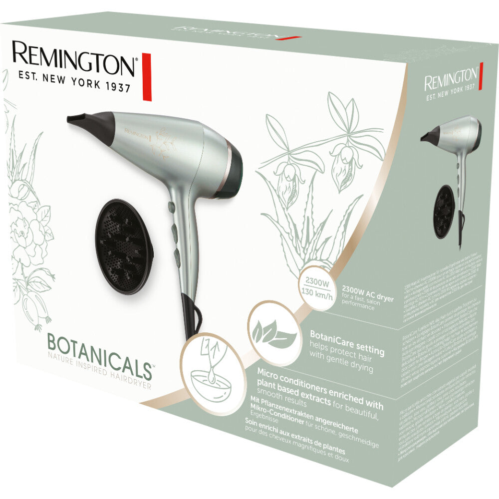 Remington AC5860 hårtørrer 2300 W Sort, Sølv