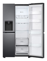 LG GSJV70MCLE side-by-side køle-fryseskab Fritstående 635 L Sort