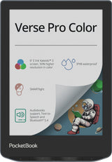 PocketBook Verse Pro Color e-book reader Touchscreen 16 GB Wi-Fi Black, Blue