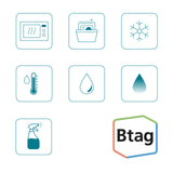 Brother BTAG-231 etiketbånd Sort på hvid