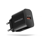 Axagon ACU-QC18 oplader til mobil enhed Mobiltelefon, Strømbank, Smartphone, SmartWatch, Tablet, Universel Sort Vekselstrøm Hurtig opladning Indendørs