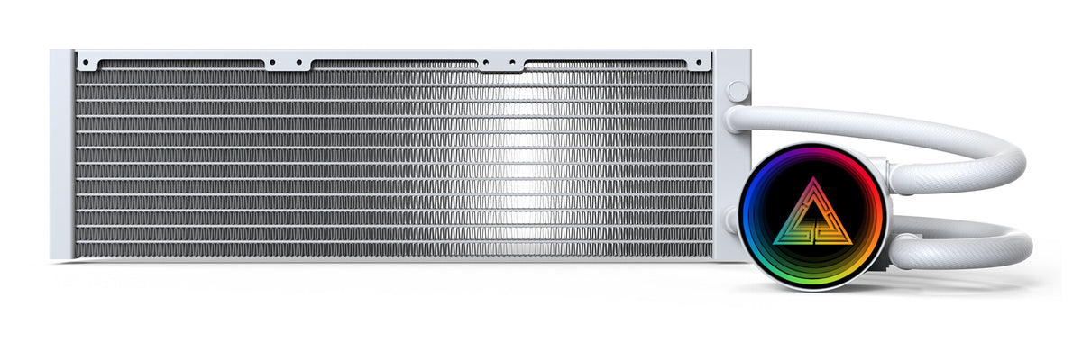 Montech LightFlow ARGB 360 Processor Alt-i-en væskekøler 12 cm Hvid 1 stk