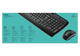 Logitech MK330 tastatur Mus inkluderet Kontor USB QWERTY US International Sort