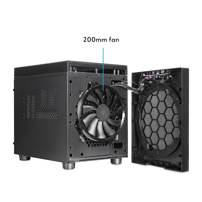 Chieftec The Cube Tower Mini ATX Sort