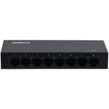 Dahua Technology SG1008-EUR netværksswitch Ikke administreret L2 Gigabit Ethernet (10/100/1000) Sort