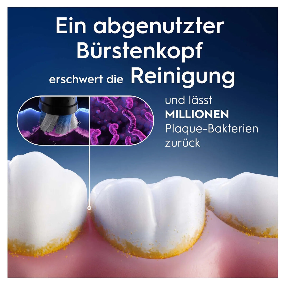 Oral-B 194631 Tandbørstehoveder 4-pack Sort