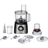 Bosch MCM3401M foodprocessor 800 W 2,3 L Sort, Rustfrit stål