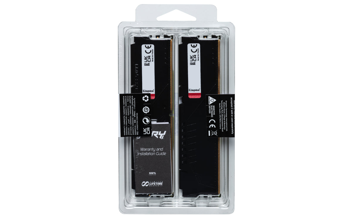 Kingston FURY Beast DDR5 SDRAM 64GB kit CL36 On-die ECC DIMM 288-PIN