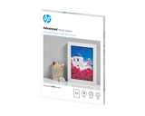 HP Advanced-fotopapir, blankt, 250 g/m2, 13 x 18 cm (127 x 178 mm), 25 ark