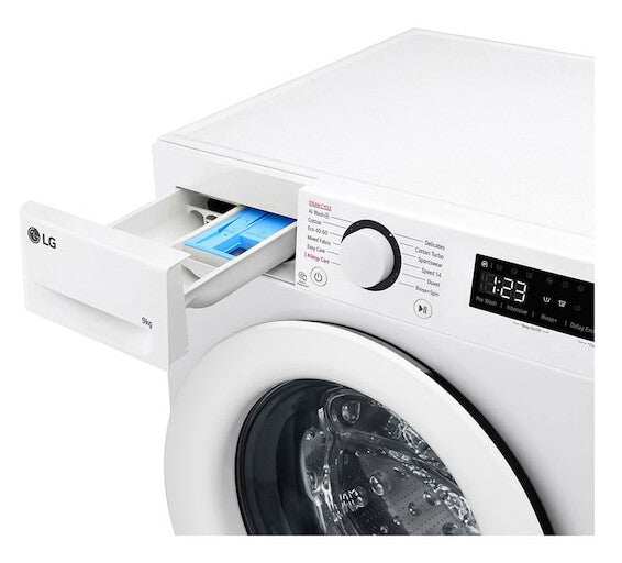 LG Serie 600 P4Y5VYW3W vaskemaskine Front-læsning 9 kg 1360 rpm Hvid