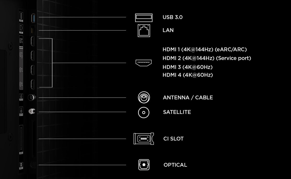 TCL 55A400U QD-Mini LED Google TV