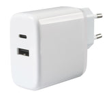 Vivanco Super Fast Dual Charger Set Universel Hvid Vekselstrøm Indendørs