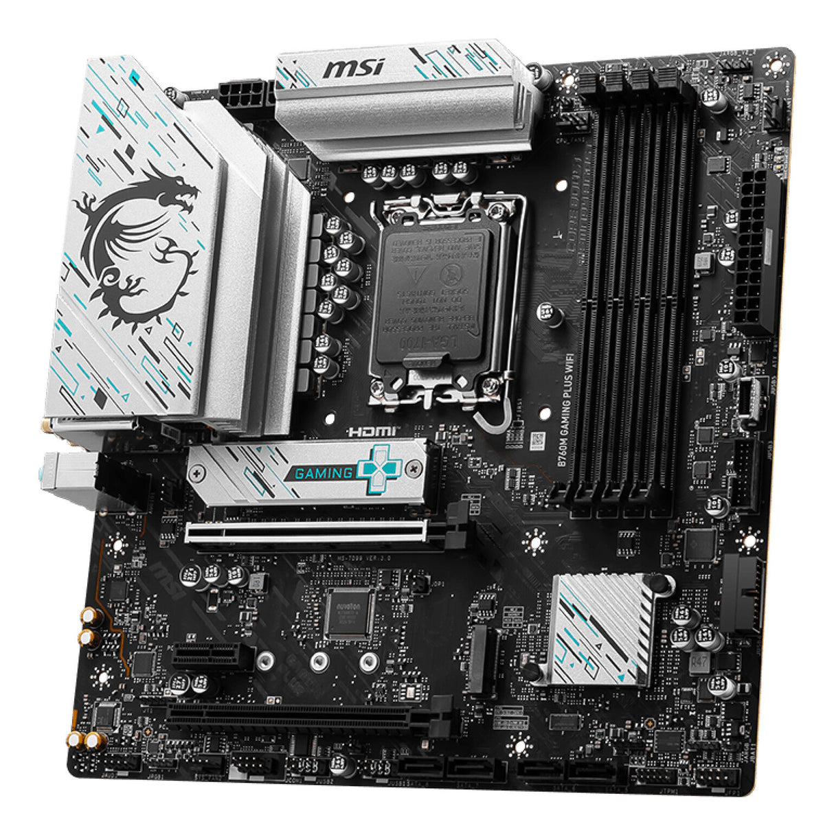 MSI B760M GAMING PLUS WIFI bundkort Intel B760 LGA 1700 micro ATX