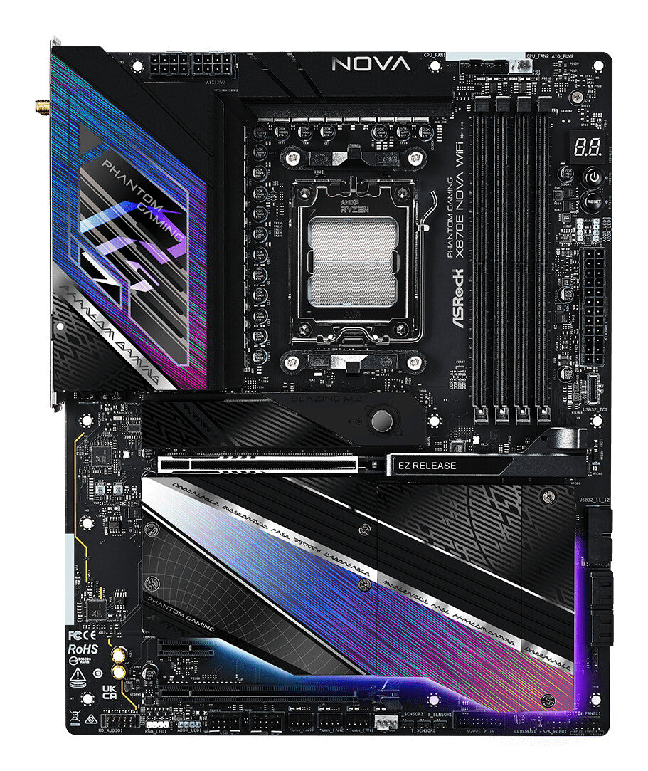 ASRock Phantom Gaming X870E NOVA WiFi ATX Socket AM5 AMD X870E