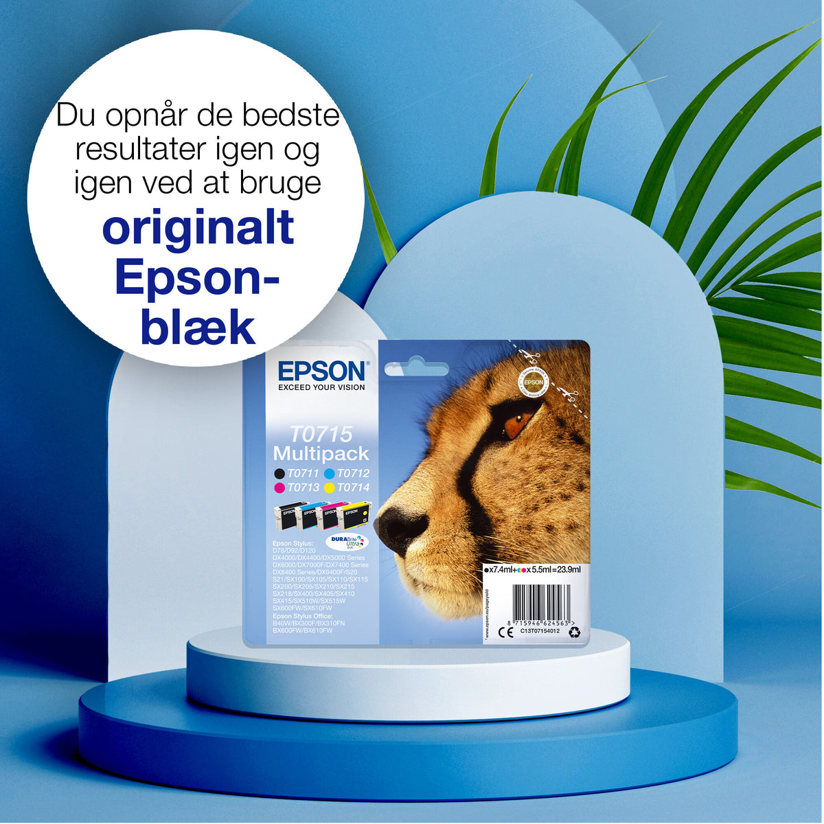 Epson Singlepack Magenta T0713 DURABrite Ultra Ink