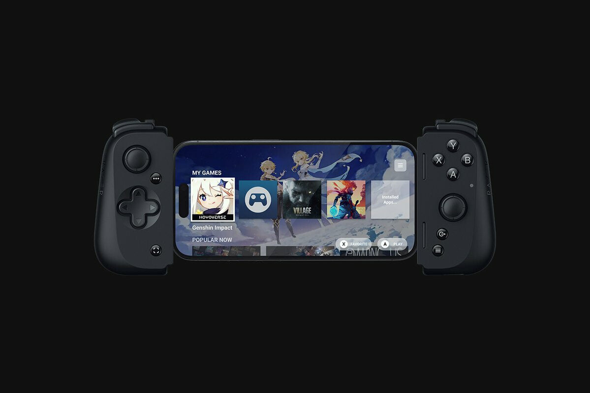 Razer KISHI V2 Sort USB Gamepad Android, PC, iOS