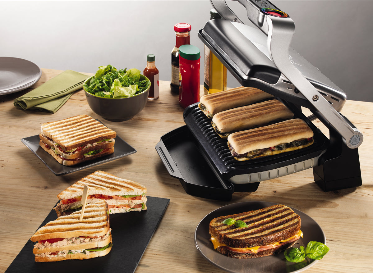 Tefal OptiGrill+ GC712D12 Grill Sølv