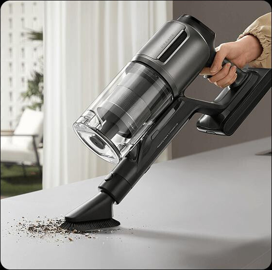 Dreame Z30 2-i-1 stangstøvsuger Batteri Dry HEPA Poseløs 0,6 L Sort 3,2 At