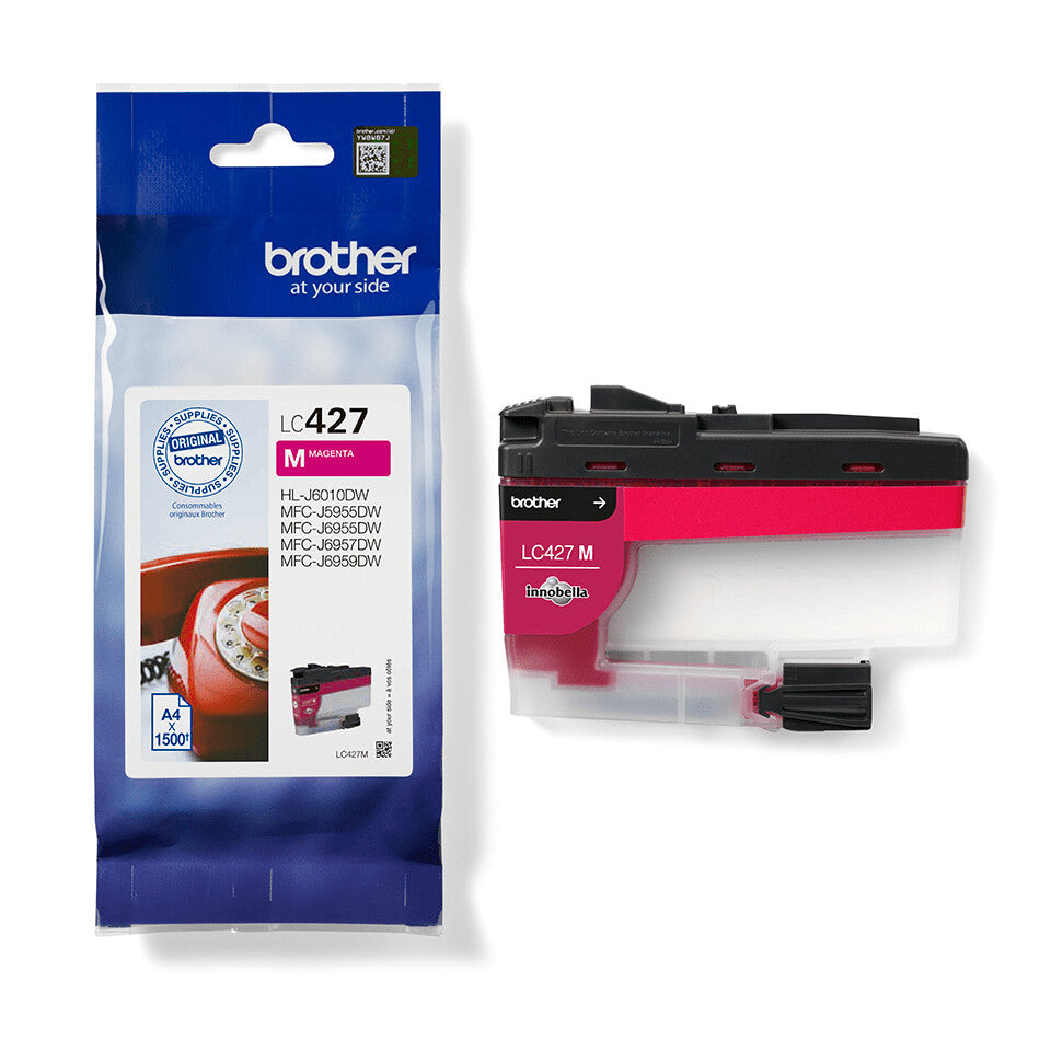 Brother LC-427M blækpatron 1 stk Original Standard udbytte Magenta