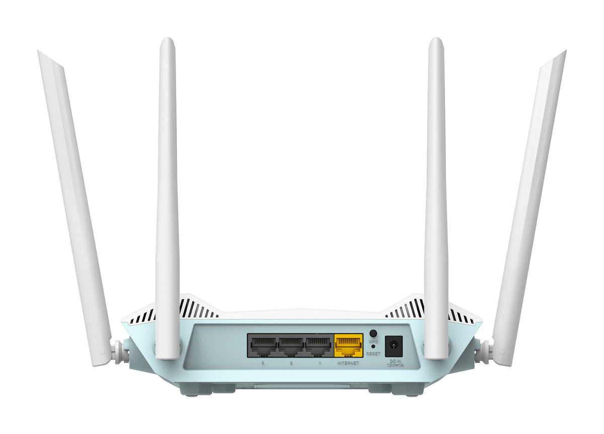 D-Link EAGLE PRO AI AX1500 Smart Router trådløs router Gigabit Ethernet Dual-band (2,4 GHz / 5 GHz) Hvid